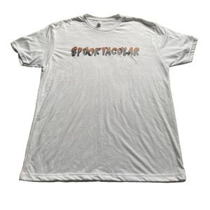 Spooktacular Halloween Women’s White Graphic T-shirt